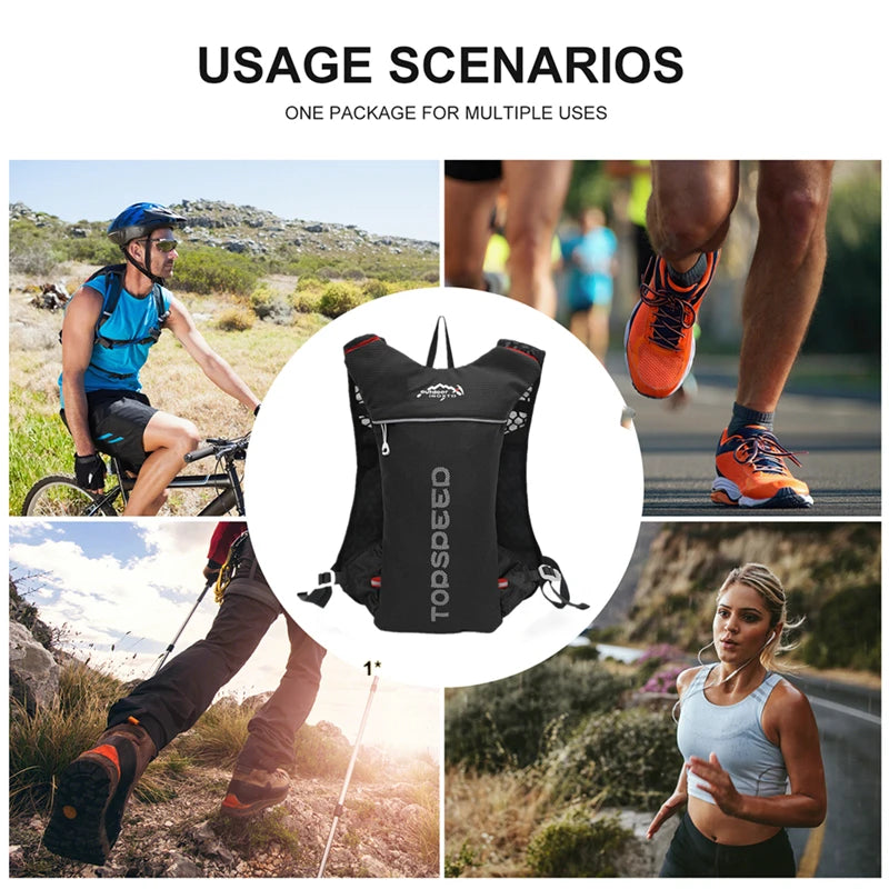 Sac running ultra léger bouteille incluse