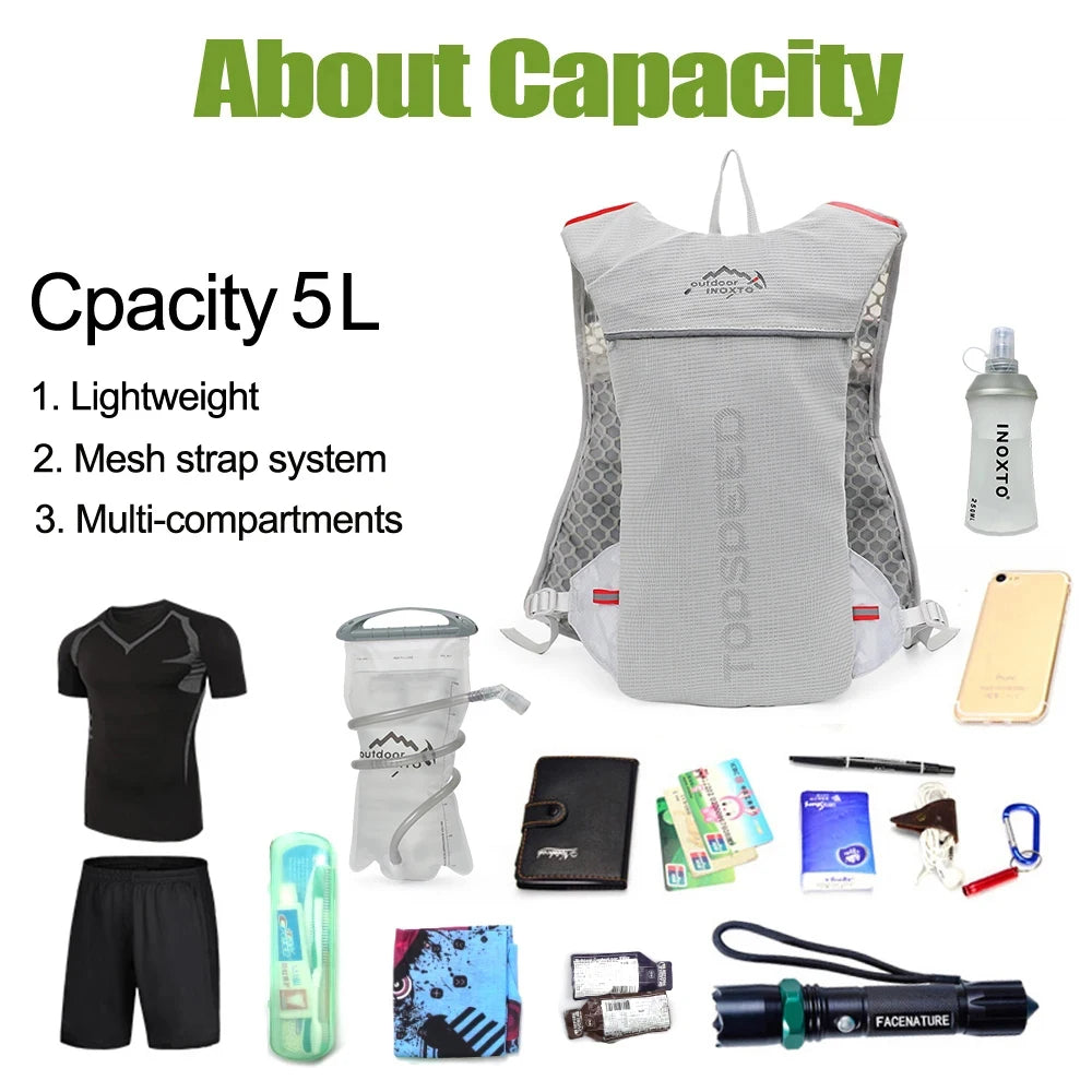 Sac running ultra léger bouteille incluse