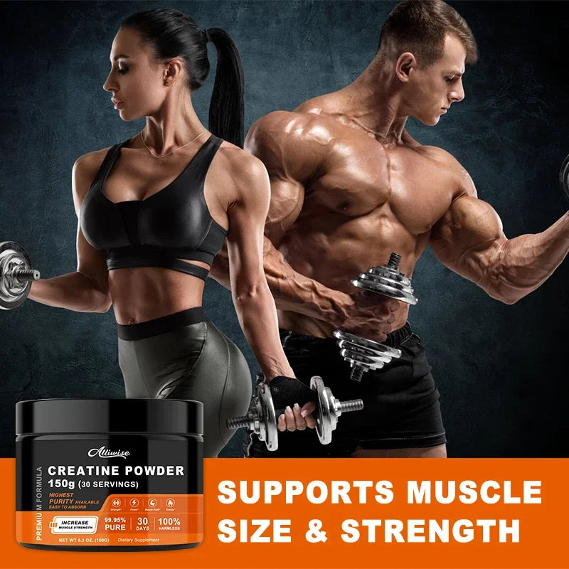 Alliwise Creatine poudre Pre-Workout monohydratée