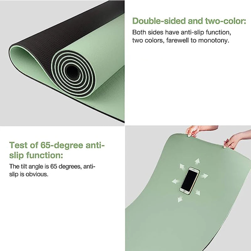 Tapis de sport haute qualité anti-dérapant 180 * 57cm