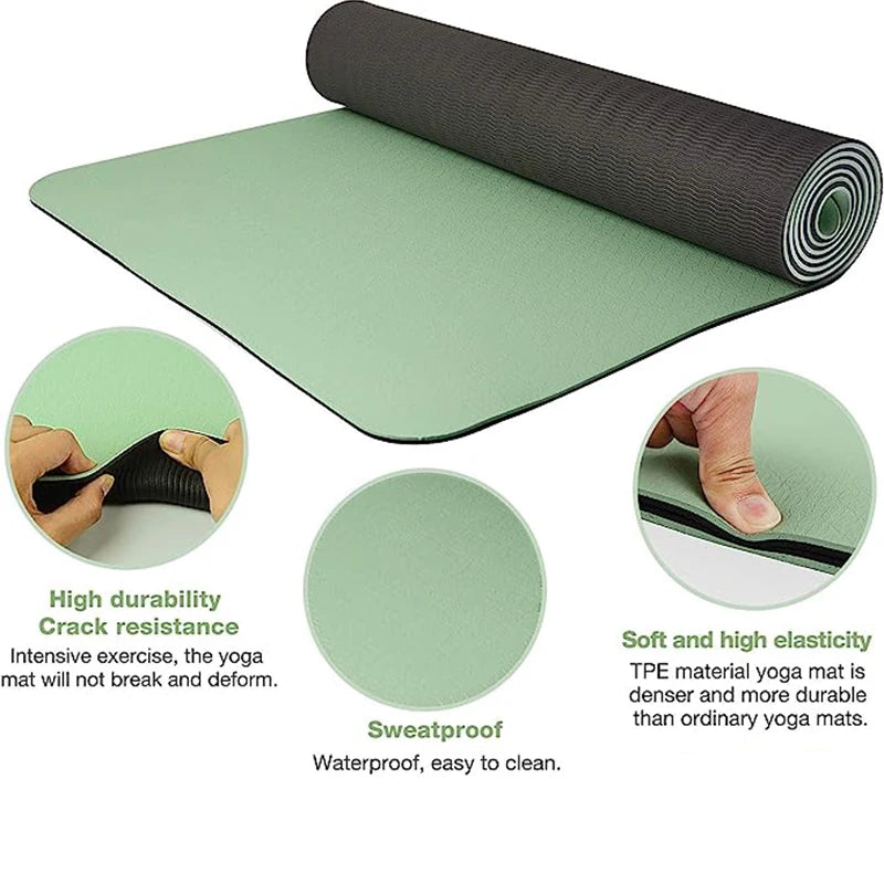 Tapis de sport haute qualité anti-dérapant 180 * 57cm